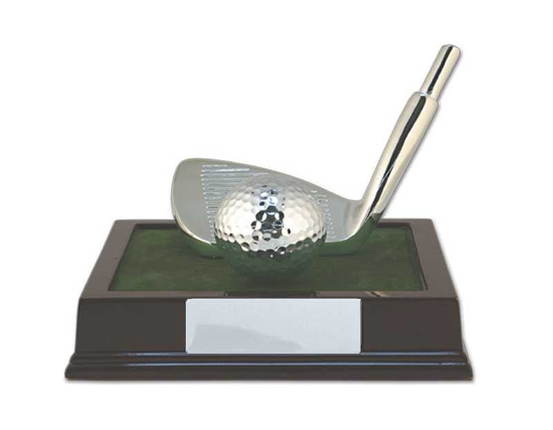 Golf Iron Ball on Base